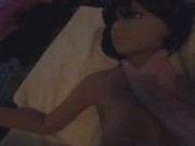 Preview 3 of Uncut cock Fucking sex doll Giulana cumshot finish