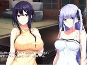 Preview 5 of 【エロゲー 水蓮と紫苑動画2】水蓮ねぇの風呂場での服装がエロい。(爆乳抜きゲー実況プレイ動画(体験版) Hentai game)