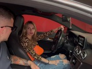 Preview 5 of Pov Car sex: Ragazza italiana compra un'auto usata e si scopa il venditore. Dialoghi in italiano