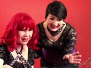 Preview 4 of My Lesbian Goth Girlfriend - A very public spanking!