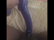 Preview 1 of Solo strapless dildo play