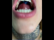 Preview 3 of Sexy giantess Ashley eating gummy bears near you