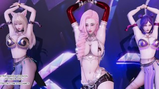 [MMD] HYUNA - Rolldeep Ahri Kaisa Seraphine League of Legends KDA Sexy Kpop Dance 17,842 viewsA