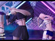 Preview 1 of [MMD] Twice - Breakthrough Ahri Kaisa Seraphine League of Legends KDA Sexy Kpop Dance 4K 60FPS