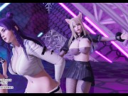 Preview 6 of [MMD] Twice - Breakthrough Ahri Kaisa Seraphine League of Legends KDA Sexy Kpop Dance 4K 60FPS