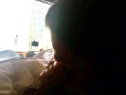Preview 1 of POV Public Sex in Hotel Window in New York City