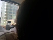 Preview 6 of POV Public Sex in Hotel Window in New York City