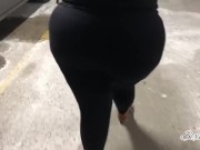 Preview 6 of Candid Latina ass in parking lot