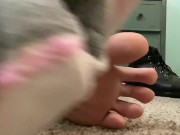 Preview 3 of Removing shoes after work (foot fetish) - GlimpesOfMe