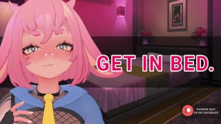 [2 POV] Horny & Submissive Bunny girl masturbate with herself while letting out breathy lewd moans