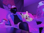 Preview 2 of Pokemon Femboy Fuck: Ash Ketchum x Nurse Joy