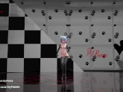 Preview 1 of Sexy Cat girl Mia LOVE DIVE Blender MMD R18 1518
