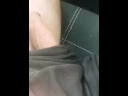 Preview 4 of Jerking off in the car on a busy street during my roadtrip