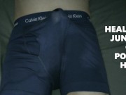 Preview 5 of Hands Free Double Cumshot In Underwear Calvin Klein WET DREAM
