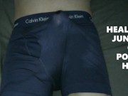 Preview 6 of Hands Free Double Cumshot In Underwear Calvin Klein WET DREAM