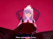 Preview 2 of Hentai POV Feet Zero Two DARLING in the FRANXX
