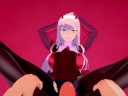 Preview 5 of Hentai POV Feet Zero Two DARLING in the FRANXX