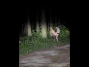 Preview 6 of We fucked in the forest 😜😈🔥 He made me eat my cum 💦🥵