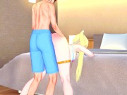 Preview 2 of Lucy Heartfilia dance for Tanjiro and lets him FUCK