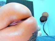 Preview 6 of fucking with a 30 cm dildo in my ass