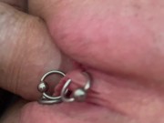 Preview 1 of Compilation of Fuck My Pierced Clit and 2 Cumshot on Me and In My Pussy Creampie Aqua Pola