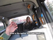 Preview 3 of Fake Taxi Jayla De Angelis Wraps Her Gloves Around Cabbie's Cock