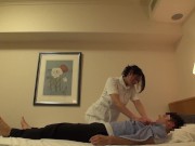 Preview 5 of Japanese hotel massage naked eating out hairy pussy