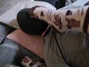 Preview 2 of I made my boyfriend worship my stinky socks after a walk