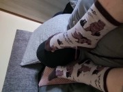 Preview 5 of I made my boyfriend worship my stinky socks after a walk