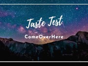 Preview 1 of blindfolded taste test [cum play] [m4f] [blowjob] [licking] [teasing] [passion] | Erotic Audio