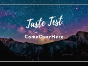 Preview 2 of blindfolded taste test [cum play] [m4f] [blowjob] [licking] [teasing] [passion] | Erotic Audio