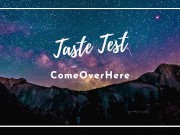 Preview 5 of blindfolded taste test [cum play] [m4f] [blowjob] [licking] [teasing] [passion] | Erotic Audio