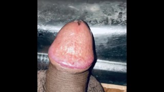 Watch  me my soft dick is Pissing to the sink at room