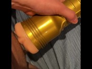 Preview 5 of Fucking the sh** out of my FLESHLIGHT! STAMINA Training unit.