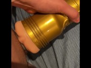 Preview 6 of Fucking the sh** out of my FLESHLIGHT! STAMINA Training unit.