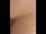 Preview 4 of Girlfriend sending me a video while at work of my friend fucking her doggy and cumming inside her