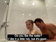 Preview 3 of STEPDAUGHTER AND STEPFATHER ALONE IN THE BATHROOM