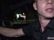 Preview 1 of Driving with josh 4 Lads FIT AS 19yr Film fucked N filled