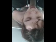Preview 3 of Slut Sucks Her Own Tits While Deepthroating His Throbbing Cock