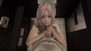 Sakura Haruno wants your milk. Are you going to give it to her?