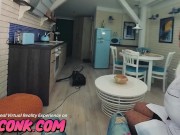 Preview 1 of VR Conk FFM Threesome With Two BBW European Hotties Krystal Swift And Jennifer Mendez