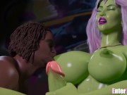 Preview 5 of Futa Alien Queen fucks BBC Earthling for the first time.