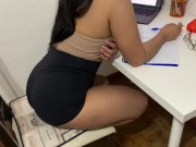Preview 2 of My classmate invites me to study at her house and I end up fucking her
