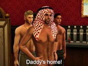 Preview 1 of Sheikh's male harem