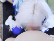 Preview 4 of 💙【Aliceholic13】 Japanese Cosplayer cumshot sex【個人撮影】ドスケベ淫乱皇女Vtuberのコスプレした痴女がバックで犯されて昇天【ありすほりっく】