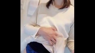 Crossdresser Change Clothes In The Public And Cum Hard With Swimming Suit