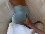 Preview 6 of Naughty Lilly loves tight leggings and gets big cumshot on ass - Who is Lilly