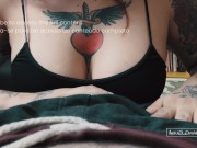 Preview 6 of I couldn't resist and came on these tattooed breasts | TITFUCK POV | Jeeh Suicide and Mario Aquele
