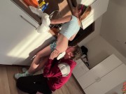 Preview 1 of HORNY STEP SISTER SECRETLY REALLY WANTS COCK AND CUM