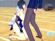 Preview 5 of [Hentai Game Koikatsu! ]Have sex with Big tits Genshin Impact Yelan.3DCG Erotic Anime Video.
